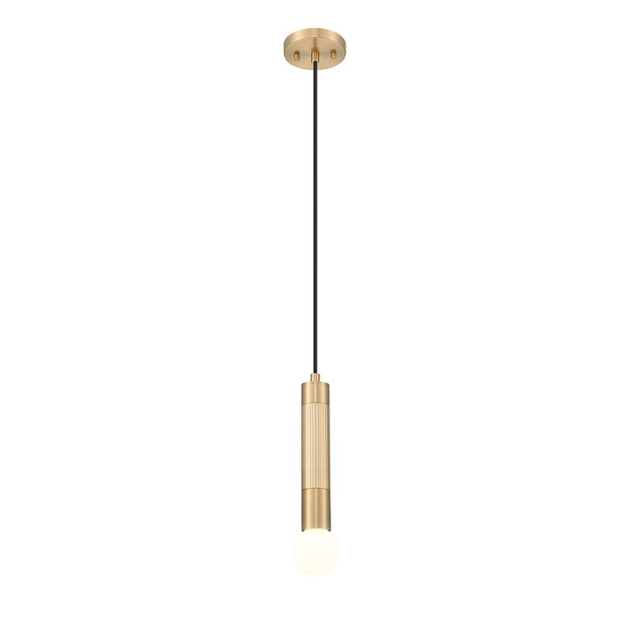 Z-Lite Stari 1 Light Pendant, Modern Gold