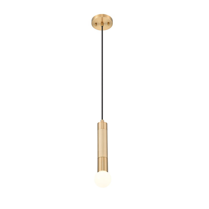 Z-Lite Stari 1 Light Pendant, Modern Gold