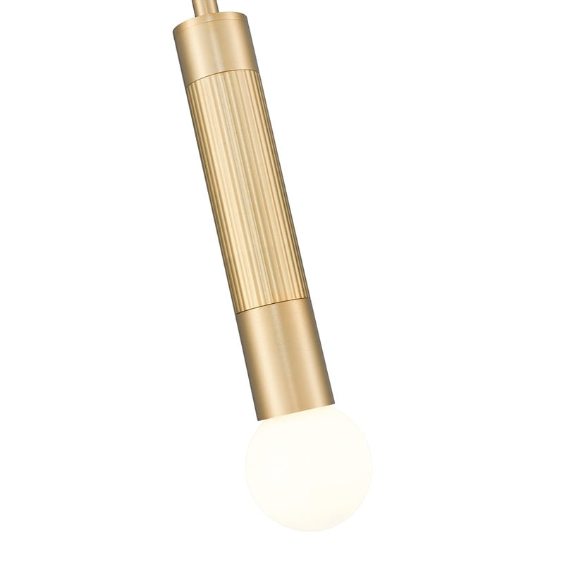 Z-Lite Stari 1 Light Pendant, Modern Gold