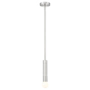 Z-Lite Stari 1 Light Pendant/Rod, Brushed Nickel - 1956P-ROD-BN