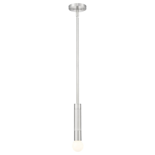 Z-Lite Stari 1 Light Pendant/Rod, Brushed Nickel - 1956P-ROD-BN