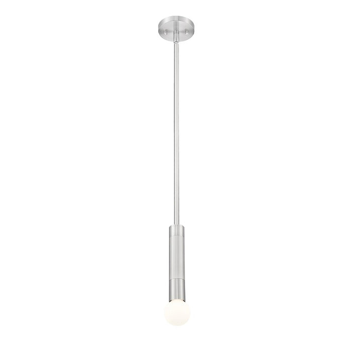 Z-Lite Stari 1 Light Pendant/Rod, Brushed Nickel
