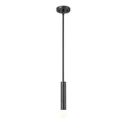 Z-Lite Stari 1 Light Pendant/Rod, Matte Black - 1956P-ROD-MB