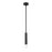 Z-Lite Stari 1 Light Pendant/Rod, Matte Black