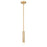 Z-Lite Stari 1 Light Pendant/Rod, Modern Gold - 1956P-ROD-MGLD