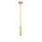 Z-Lite Stari 1 Light Pendant/Rod, Modern Gold