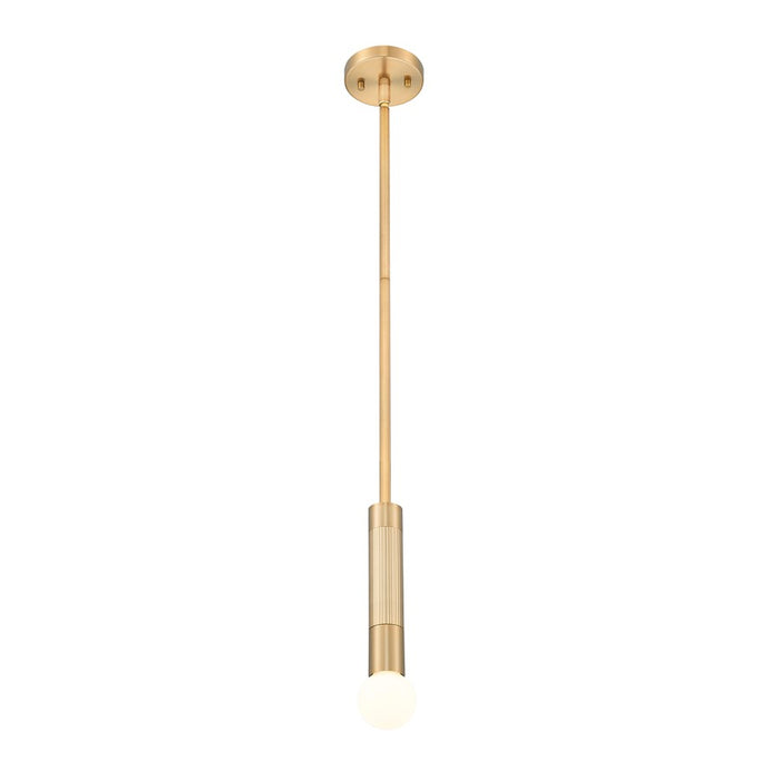 Z-Lite Stari 1 Light Pendant/Rod, Modern Gold