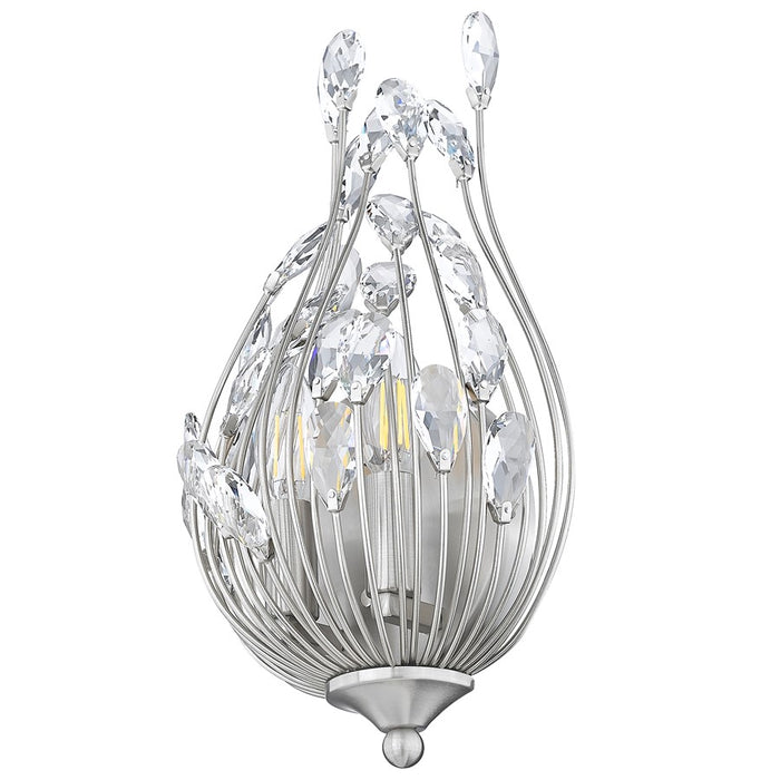 Z-Lite Gabriella 2 Light Wall Sconce, Brushed Nickel