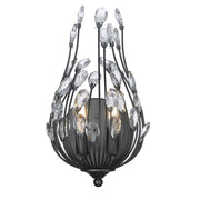 Z-Lite Gabriella 2 Light Wall Sconce, Matte Black - 1957-2S-MB