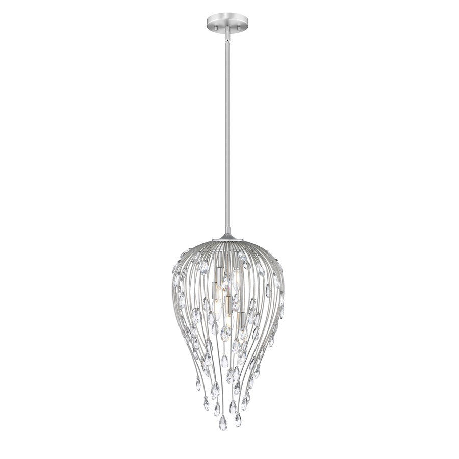 Z-Lite Gabriella 5 Light Pendant, Brushed Nickel - 1957P15-BN