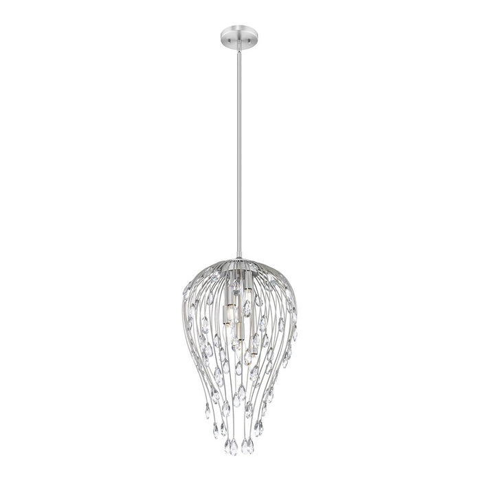 Z-Lite Gabriella 5 Light Pendant, Brushed Nickel