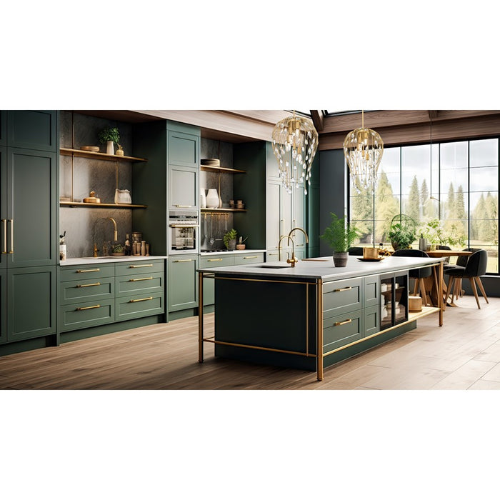 Z-Lite Gabriella 5 Light Pendant, Modern Gold