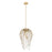 Z-Lite Gabriella 5 Light Pendant, Modern Gold