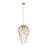 Z-Lite Gabriella 5 Light Pendant, Modern Gold
