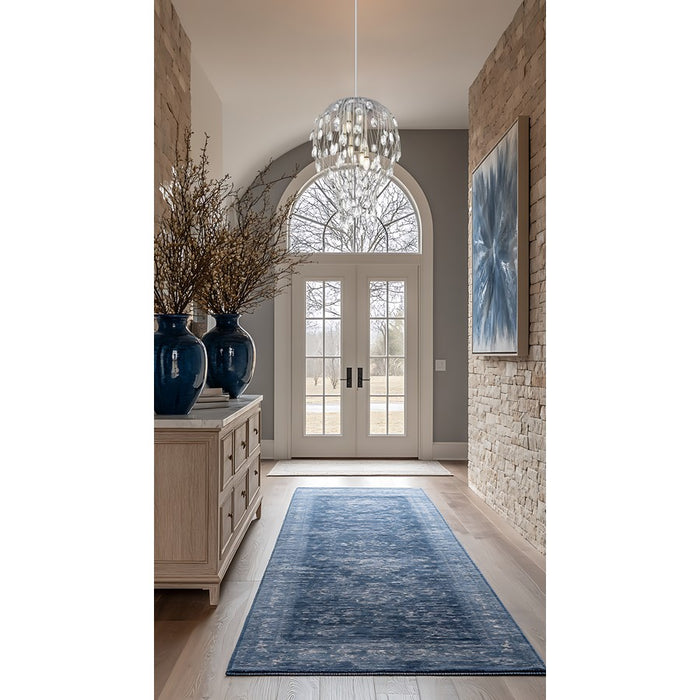 Z-Lite Gabriella 6 Light Pendant, Brushed Nickel