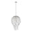 Z-Lite Gabriella 6 Light Pendant, Brushed Nickel
