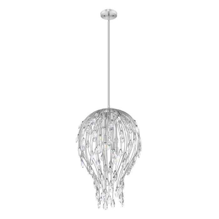 Z-Lite Gabriella 6 Light Pendant, Brushed Nickel