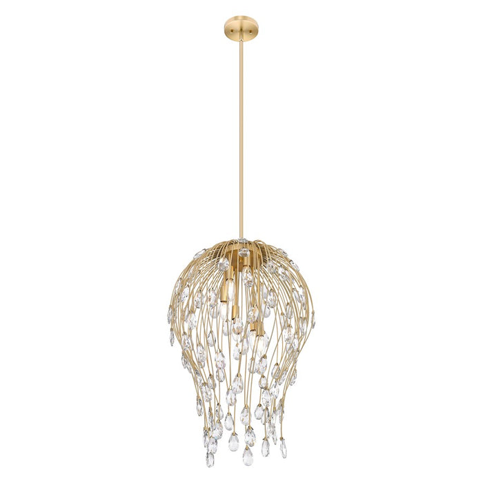 Z-Lite Gabriella 6 Light Pendant, Modern Gold