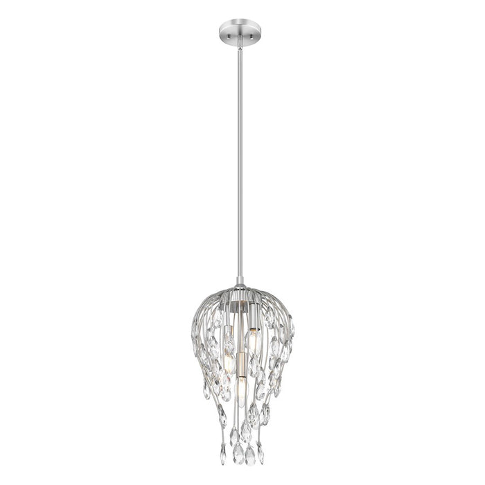 Z-Lite Gabriella 3 Light Pendant, Brushed Nickel