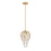 Z-Lite Gabriella 3 Light Pendant, Modern Gold - 1957P9-MGLD