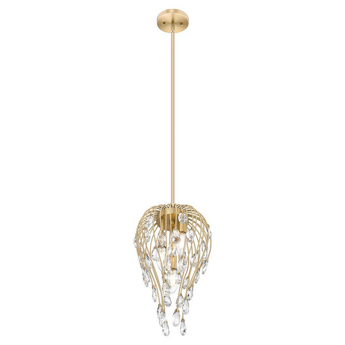 Z-Lite Gabriella 3 Light Pendant, Modern Gold