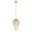 Z-Lite Gabriella 3 Light Pendant, Modern Gold