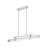 Z-Lite Benoit 1Lt 44" Linear Chandelier, Brushed Nickel/Clear