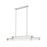 Z-Lite Benoit 1Lt 56" Linear Chandelier, Brushed Nickel/Clear - 1959-54L-BN-LED