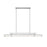 Z-Lite Benoit 1Lt 56" Linear Chandelier, Brushed Nickel/Clear