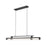 Z-Lite Benoit 1 Light 56" Linear Chandelier, Matte Black/Clear - 1959-54L-MB-LED