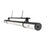 Z-Lite Benoit 1 Light 56" Linear Chandelier, Matte Black/Clear