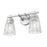 Z-Lite Andree 2 Light Vanity, Brushed Nickel/Clear