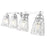 Z-Lite Andree 4 Light Vanity, Chrome /Clear