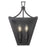 Z-Lite Montalcino 2 Light Wall Sconce, Iron Ore/Clear Seedy