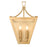 Z-Lite Montalcino 2 Light Wall Sconce, Rubbed Brass/Clear Seedy