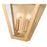 Z-Lite Montalcino 2 Light Wall Sconce, Rubbed Brass/Clear Seedy