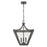 Z-Lite Montalcino 3 Light Chandelier, Iron Ore/Clear Seedy