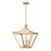 Z-Lite Montalcino 3 Light Chandelier, Rubbed Brass/Clear Seedy - 1961-3C-RB