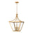 Z-Lite Montalcino 4 Light Chandelier, Rubbed Brass/Clear Seedy - 1961-4C-RB