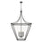 Z-Lite Montalcino 8 Light Chandelier, Iron Ore/Clear Seedy