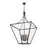 Z-Lite Montalcino 8 Light Chandelier, Iron Ore/Clear Seedy