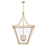 Z-Lite Montalcino 8 Light Chandelier, Rubbed Brass/Clear Seedy