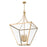 Z-Lite Montalcino 8 Light Chandelier, Rubbed Brass/Clear Seedy