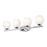 Z-Lite Colette 4 Light Vanity, Chrome /Feathered White
