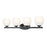 Z-Lite Colette 4 Light Vanity, Matte Black/Feathered White - 1963-4V-MB