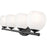 Z-Lite Colette 4 Light Vanity, Matte Black/Feathered White