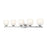 Z-Lite Colette 5 Light Vanity, Chrome /Feathered White - 1963-5V-CH