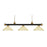 Z-Lite Riviera 3 Light Billiard Light, Bronze/Gold - 200-3BRZ-SG-AGM14
