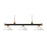Z-Lite Riviera 3 Light Billiard, Bronze/Satin Gold/Opal, 59" - 200-3BRZ-SG-AMO14