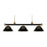 Z-Lite Riviera 3 Light Billiard Light, Bronze/Satin Gold/Smoke - 200-3BRZ-SG-ARS